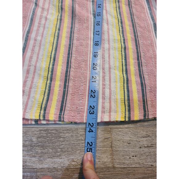 Emery rose large women's striped ruffle trim 2 piece set - Picture 10 of 13